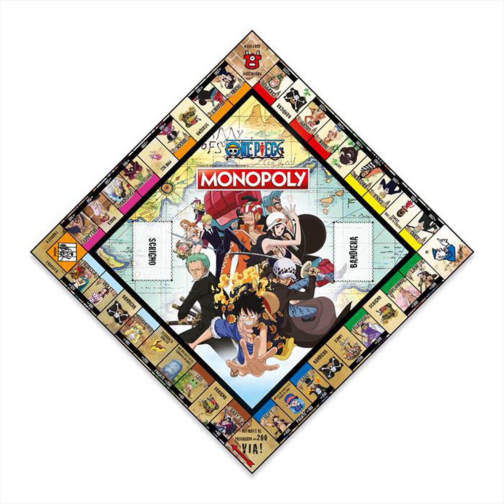 "WINNING MOVES - MONOPOLY - ONE PIECE-BIANCO"