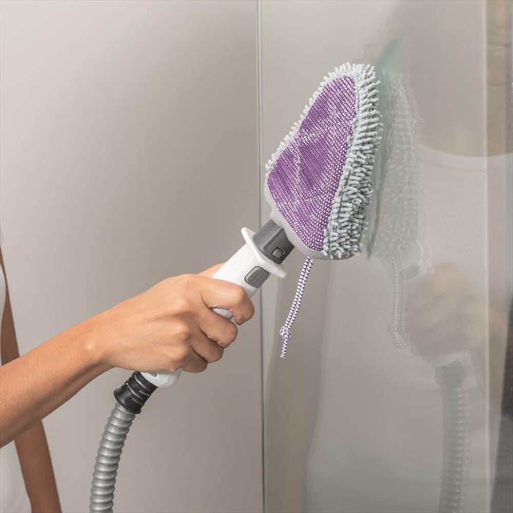 "SHARK - Pulitore vapore 2in1: Scopa & Pulitore S6005EU-Bianco"