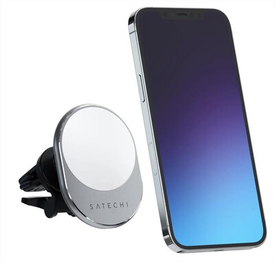 SATECHI - CARICABATTERIE MAGNETICO WIRELESS PER AUTO-bianco