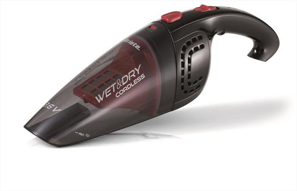 "ARIETE - 2474 Wet & Dry Aspirabriciole senza fili-Nero, Viola"