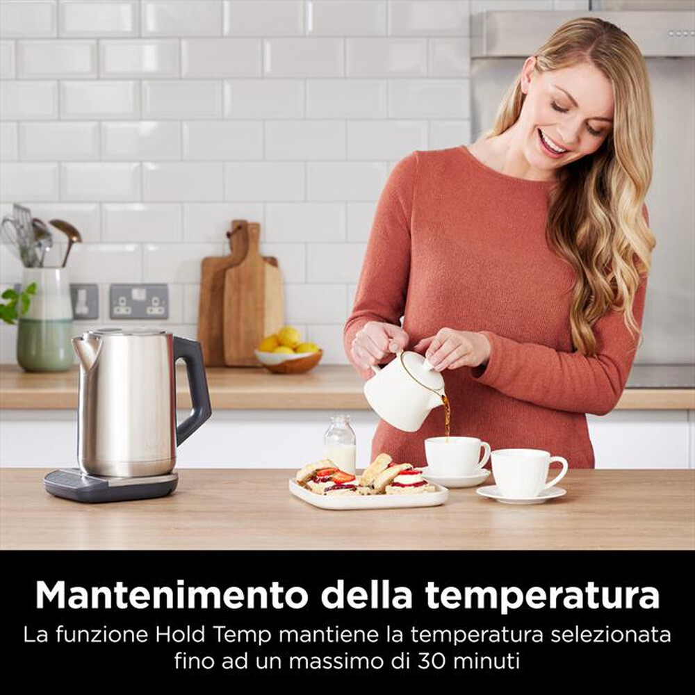 "NINJA - Bollitore KT201EU PRECISION TEMP. ELECTRIC KETTLE-ACCIAIO"