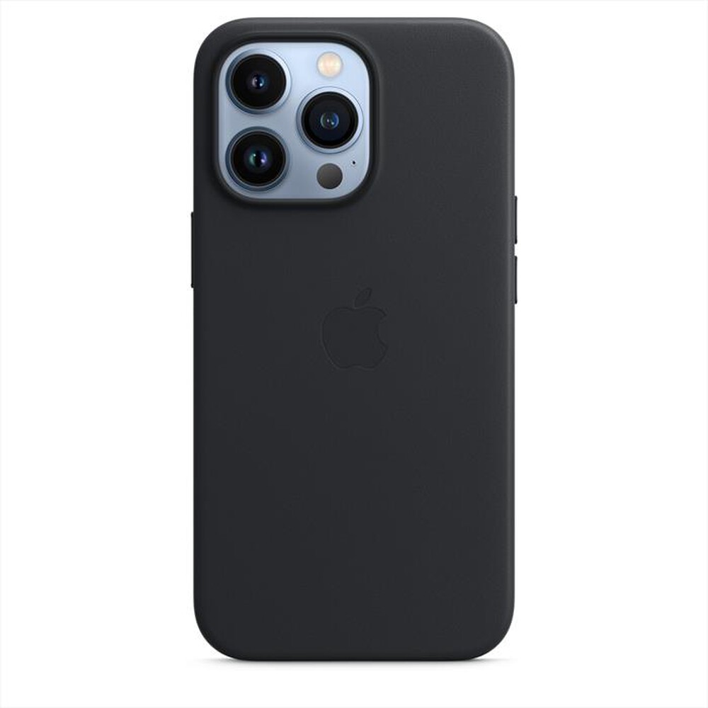"APPLE - Custodia MagSafe in pelle per iPhone 13 Pro-Mezzanotte"