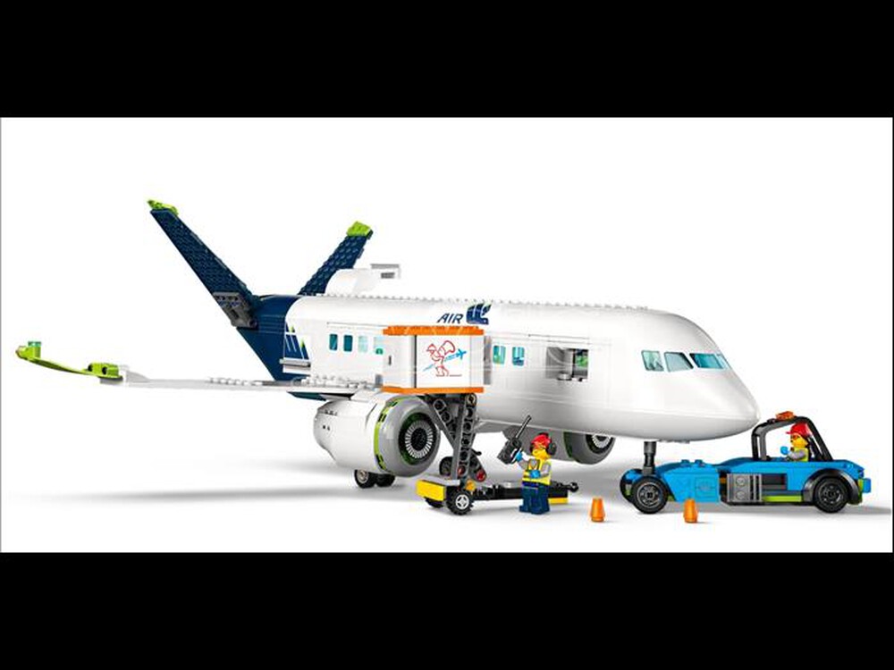 "LEGO - CITY Aereo passeggeri - 60367-Multicolore"