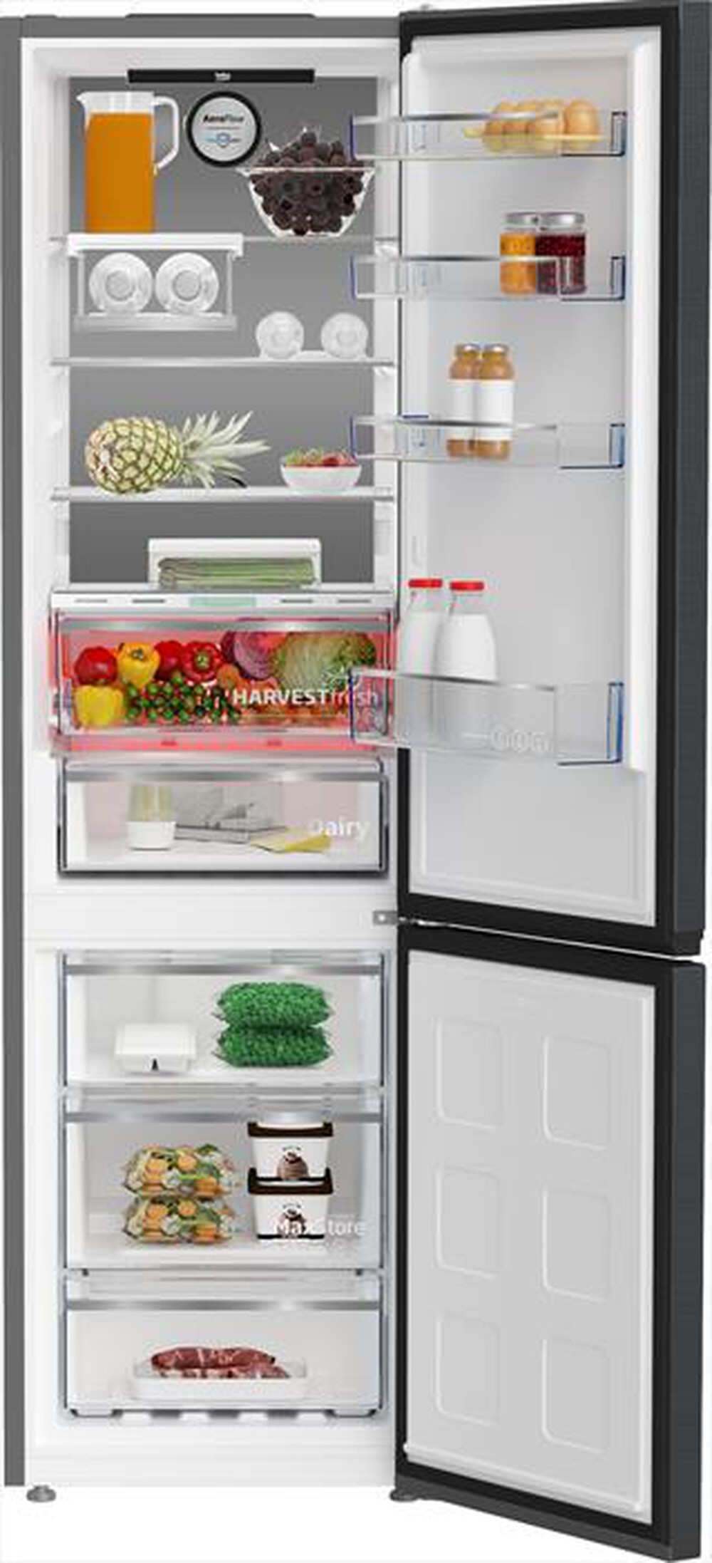 "BEKO - Frigorifero combinato B5RCNE406LXBRW ClasseC 355lt-Dark Inox"