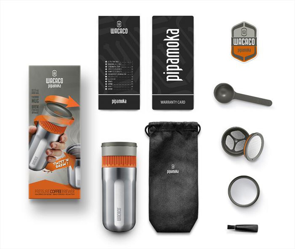 Immagine del prodotto WACACO - Macchina per caffè espresso PIPAMOKA-GRIGIO