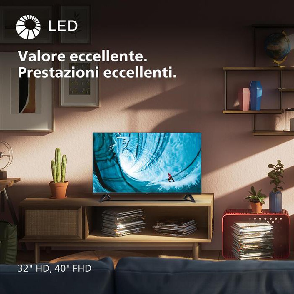 "PHILIPS - Smart TV LED FHD 32\" 32PHS6009/12-Black"