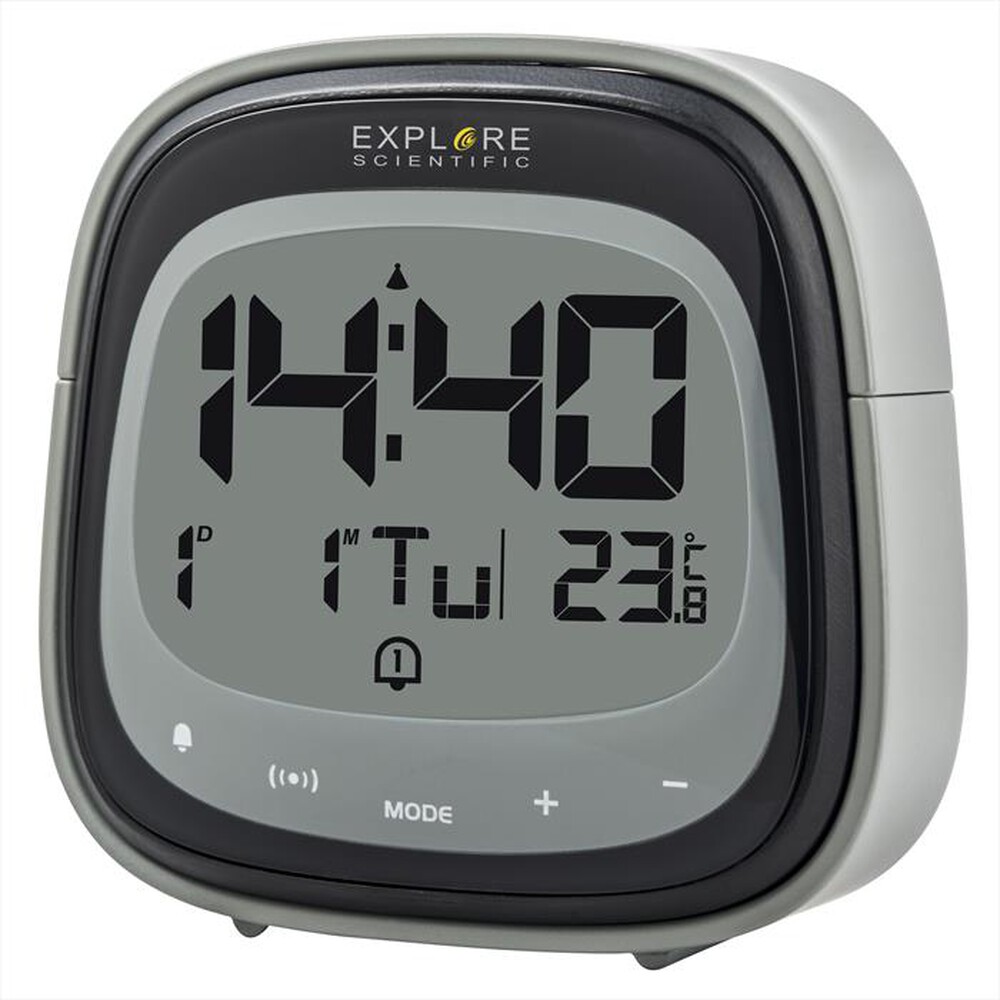 Immagine del prodotto EXPLORE SCIENTIFIC - RDC3006 OROLOGIO SVEGLIA TOUCH KEY-GREY