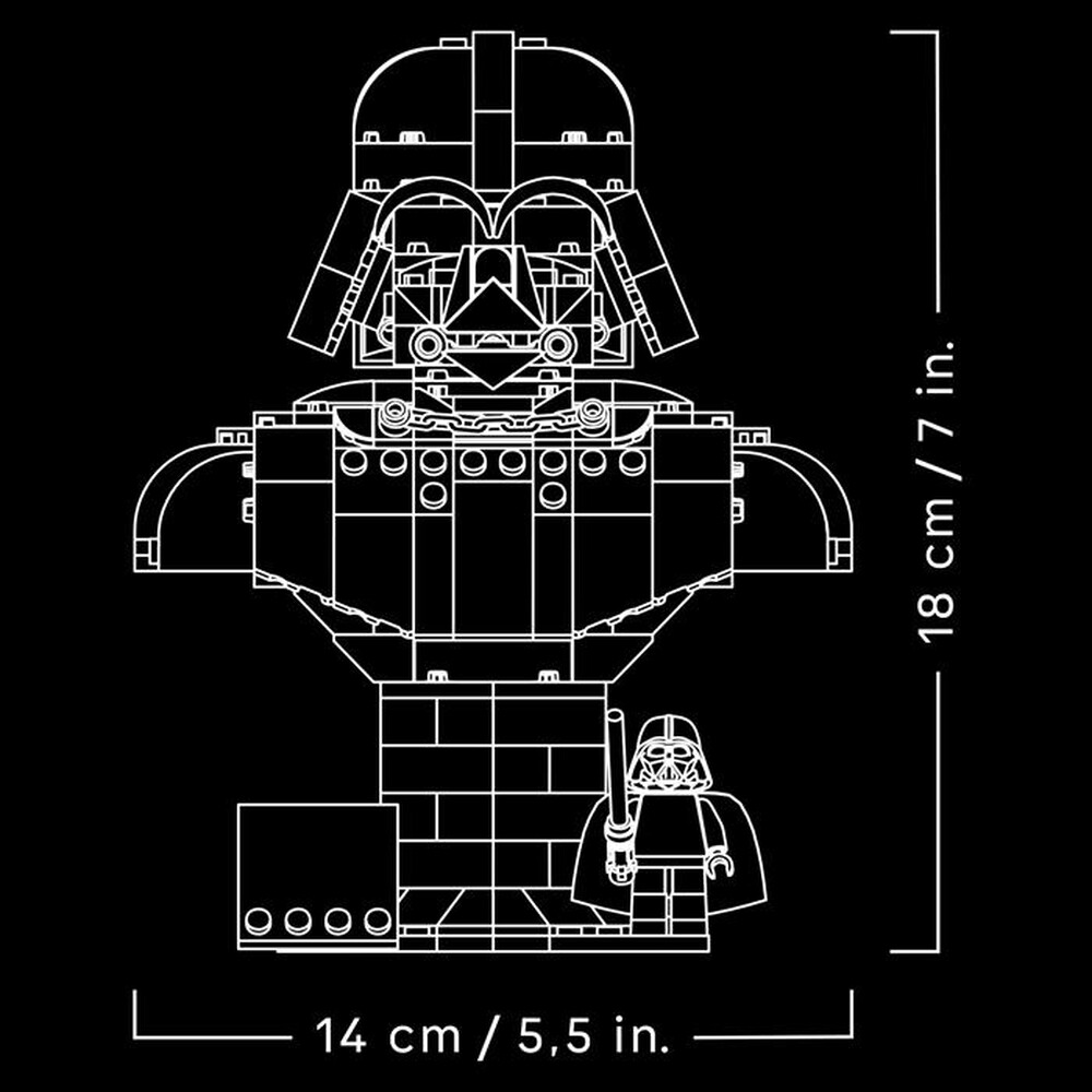 Immagine del prodotto LEGO - STAR WARS Busto di Darth Vader - 75439