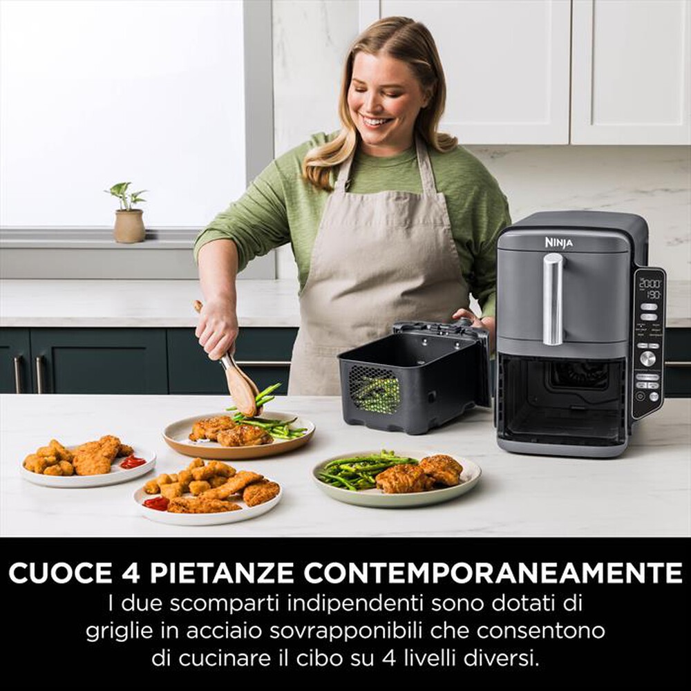 "NINJA - FRIGGITRICE AD ARIA 9,5 LT SL400EU-Grigio"
