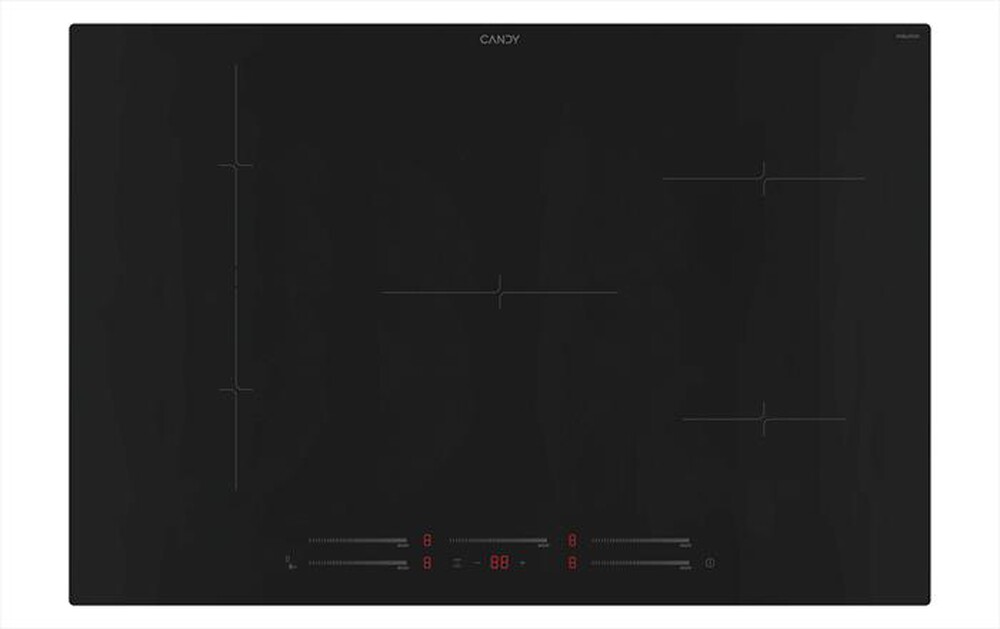 CANDY - Piano cottura induzione CIE854MCBB 80cm-Nero