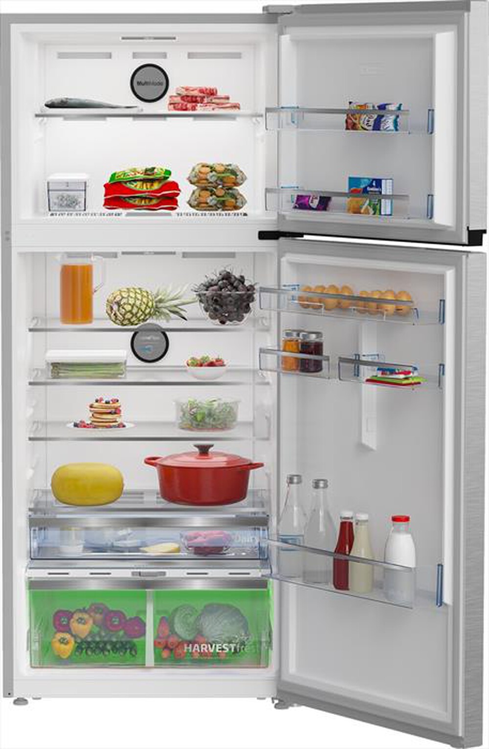 "BEKO - Frigorifero 2 porte B7RDNE595LXPW Classe D 557 lt-Inox Look"