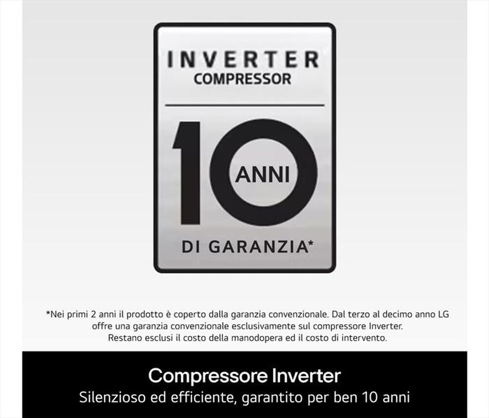 Immagine del prodotto LG - Frigorifero combinato GBBSJ20DEP Classe D 375lt