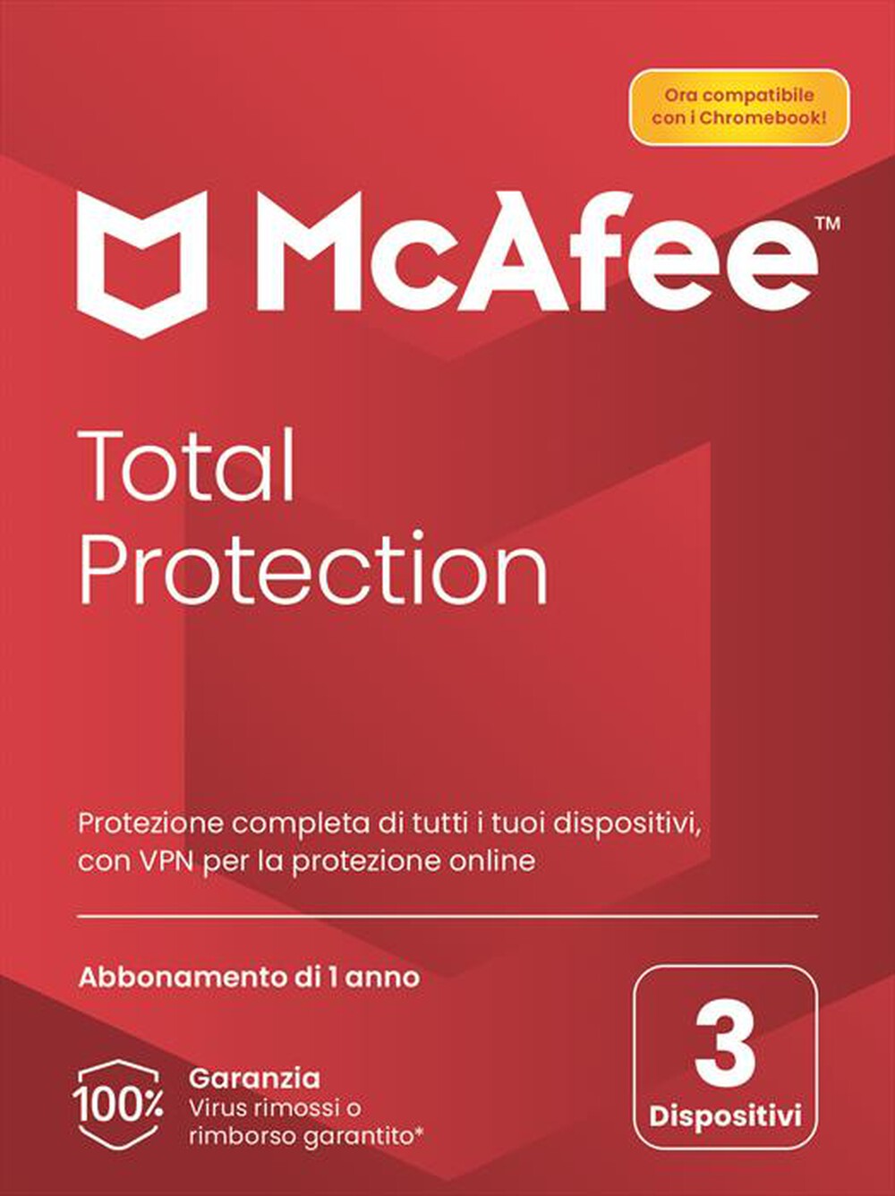 Immagine del prodotto MCAFEE - Total Protection 3 Dispositivi