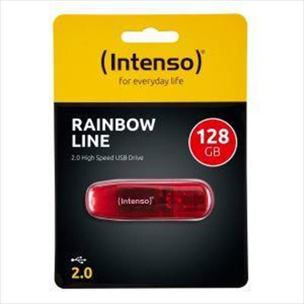 Immagine del prodotto INTENSO - Rainbow Line 128GB-Rosso