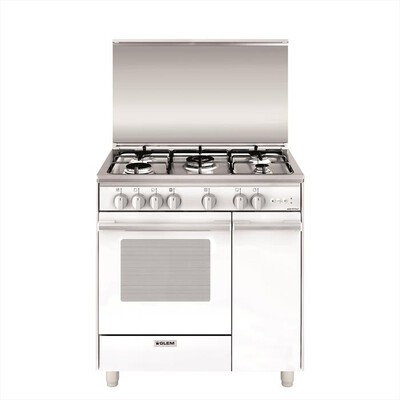 GLEM GAS - Cucina a gas UQ855VX Classe A-Bianco