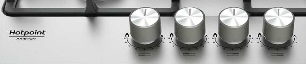 "HOTPOINT ARISTON - Piano cottura a gas PPH 60G DF/IX HOB OA 4 fuochi"