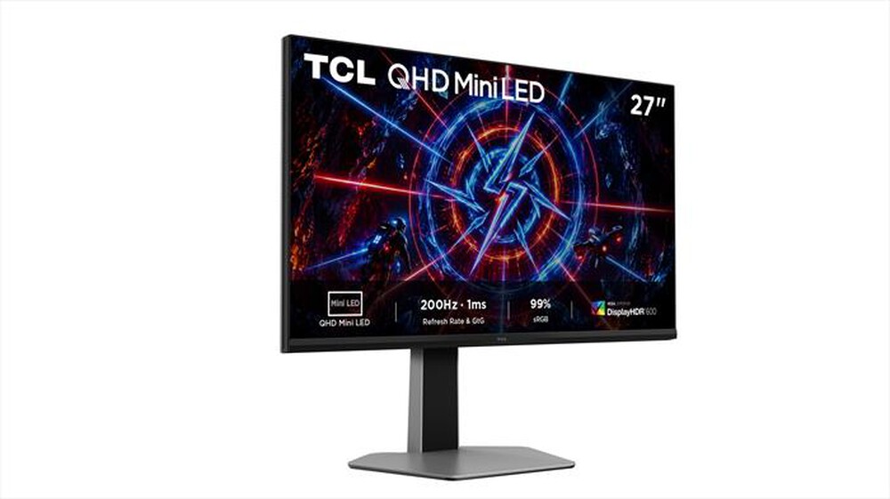 Immagine del prodotto TCL - Monitor Mini LED 27"QHD 27P2A-Grey