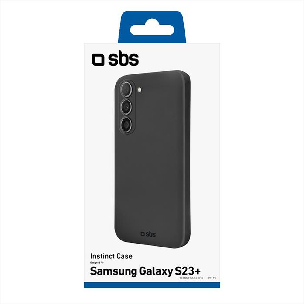 "SBS - Cover Instinct TEINSTSAS23PK per Samsung S23+-Nero"