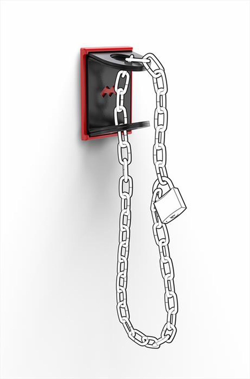 Immagine del prodotto MELICONI - STAFFA ANTIFURTO BICI-Prodotto composto da 3 placche