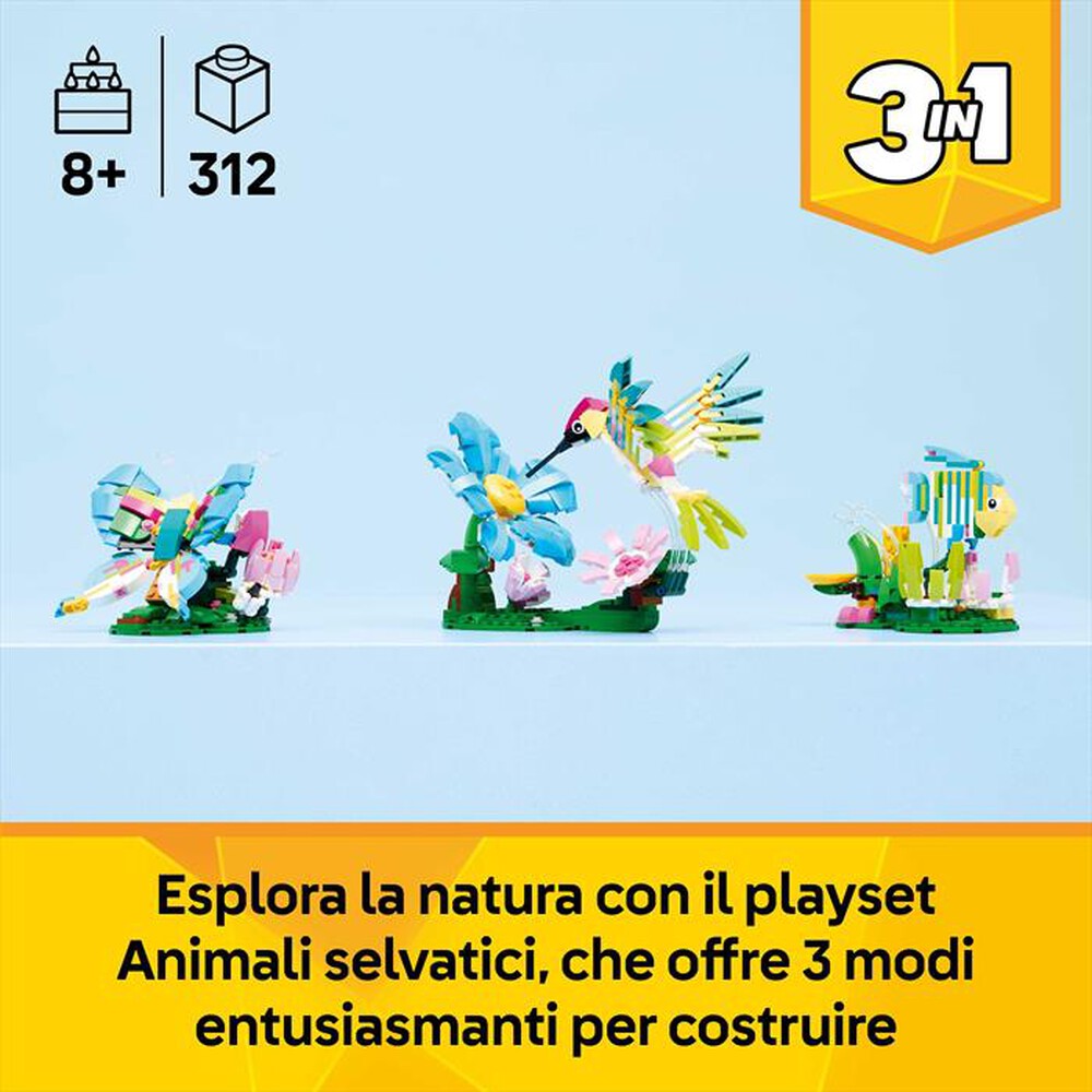 Immagine del prodotto LEGO - CREATOR Animali selvatici:colibr&igrave; variopinto 31384