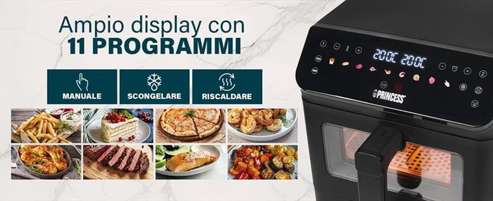 Immagine del prodotto PRINCESS - Friggitrice ad aria DUAL VERTICAL-Nero