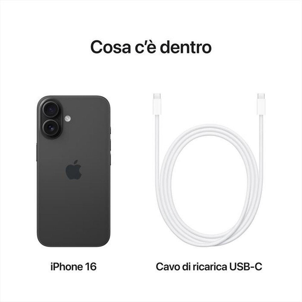 Immagine del prodotto APPLE - iPhone 16 128GB-Nero