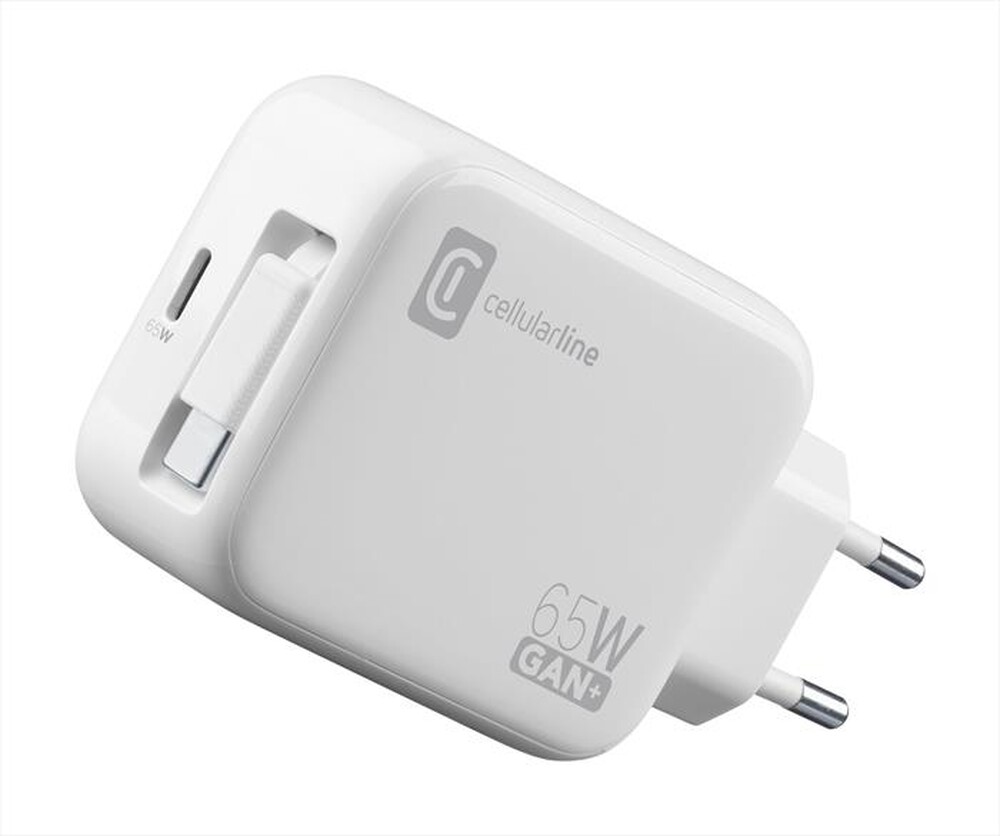Immagine del prodotto CELLULARLINE - RETRACTABLE POWER 65W-Bianco