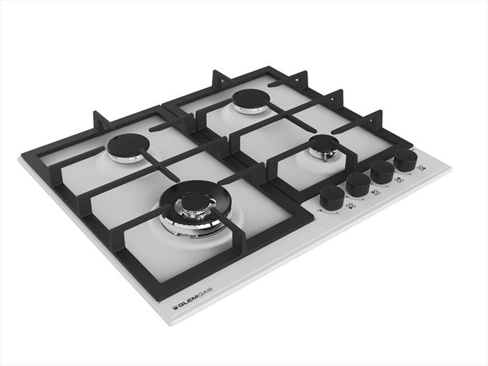 Immagine del prodotto GLEM GAS - Piano cottura a gas GTP64THBK 58,5cm-Nero opaco