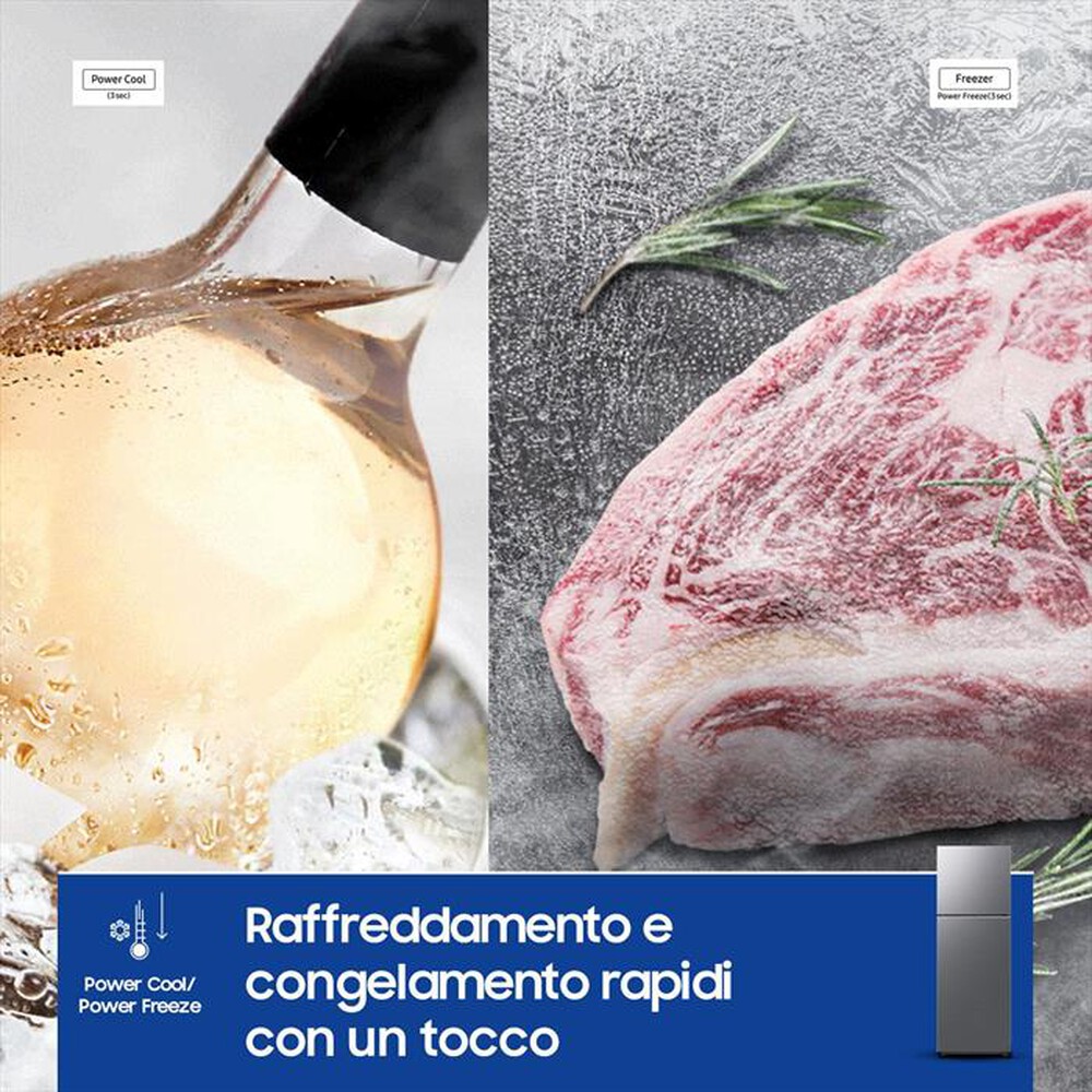 Immagine del prodotto SAMSUNG - Frigorifero 2 porte RT35CG5644S9ES Classe E 348 lt-METAL INOX