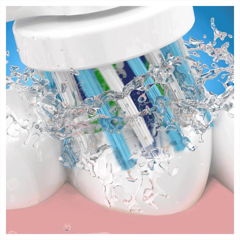 "ORAL-B - Testine Crossaction, 3 Pezzi-Bianco"