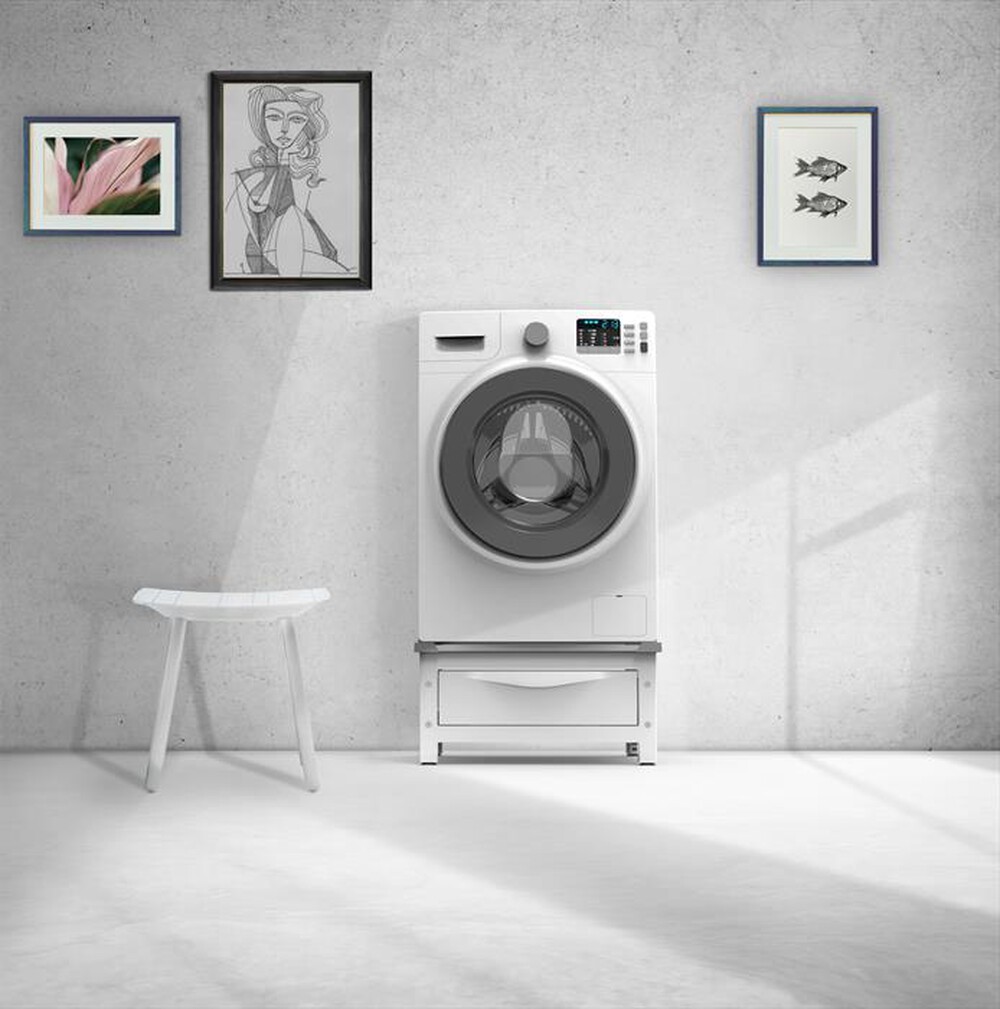 Immagine del prodotto MELICONI - BASE SPACE EXTRA-Struttura bianca, ripiano grig