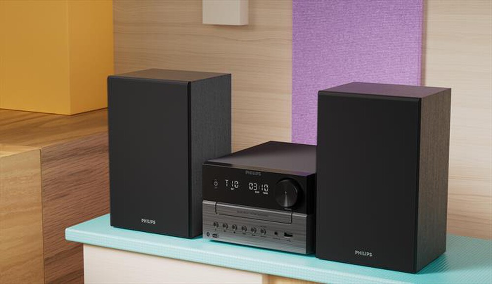 "PHILIPS - Sistema musicale micro TAM3505M2/12-Black"