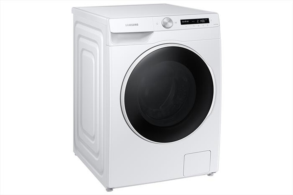"SAMSUNG - Lavasciuga WD12T504DWW/S3 12/8 Kg Classe A-bianco oblò Shiny Black"