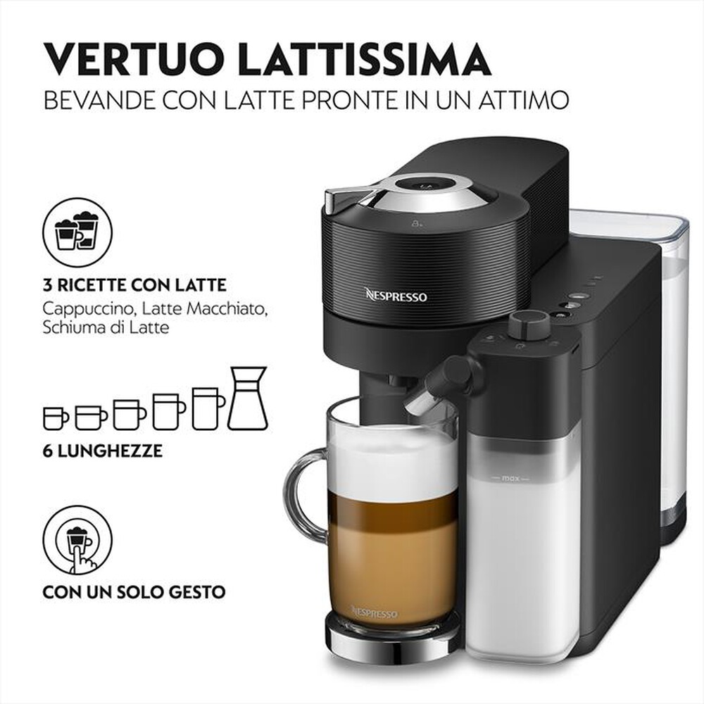 "DE LONGHI - Macchina da caffè ENV300.B-nero"