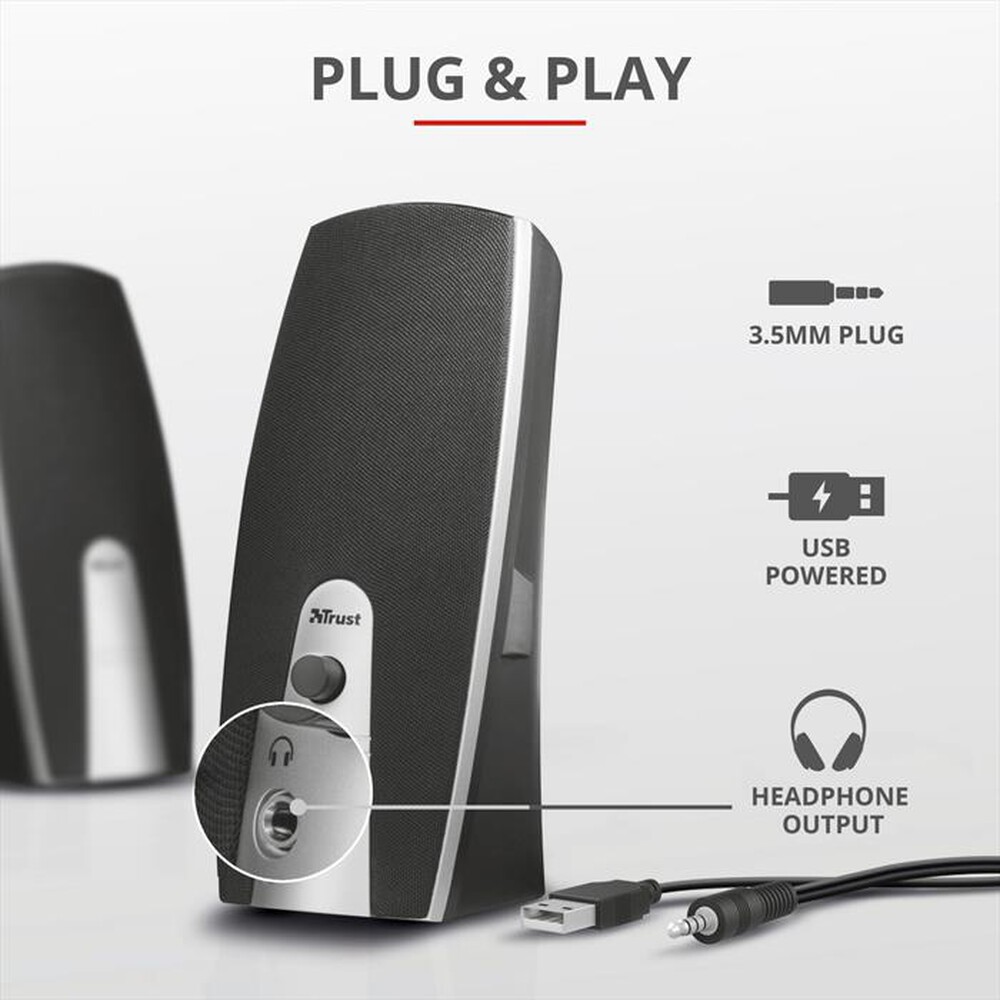 "TRUST - MiLa 2.0 Speaker Set"