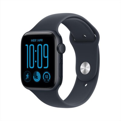 APPLE - Watch SE 3 GPS 44mm Alluminio Mezzanotte-Sport Band Blu marino - M/L