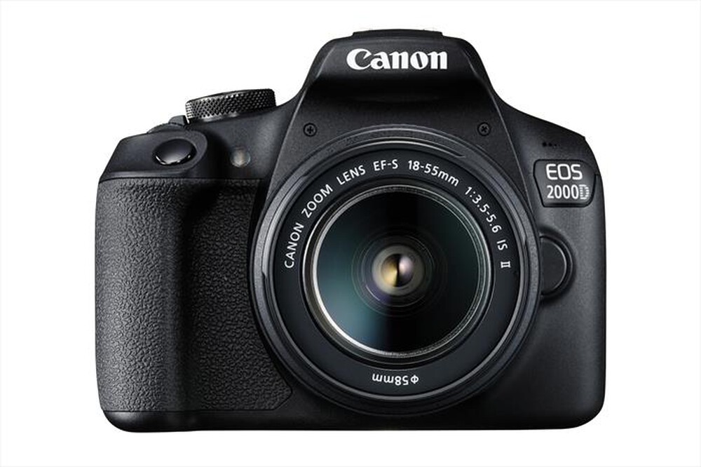 "CANON - EOS 2000D + EF-S 18-55 MM IS II-Black"
