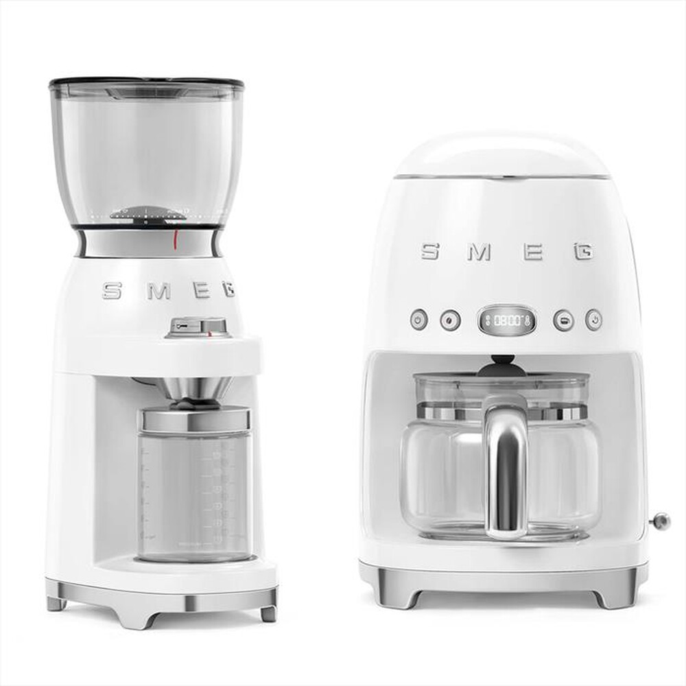 "SMEG - Macinacaffè 50's Style – CGF01WHEU-Bianco"