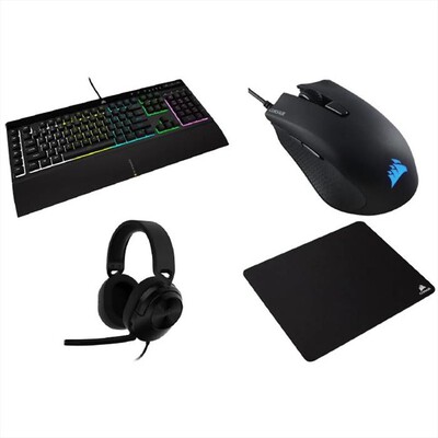 CORSAIR - BUNDLE GAMING 4-IN-1-Nero