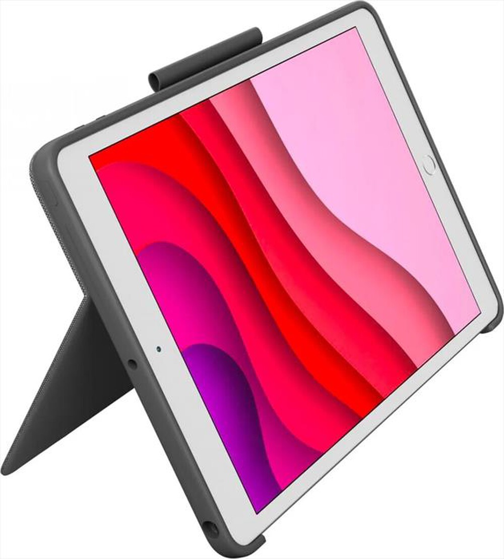 "LOGITECH - Combo Touch iPad 7a gen - Grigio"