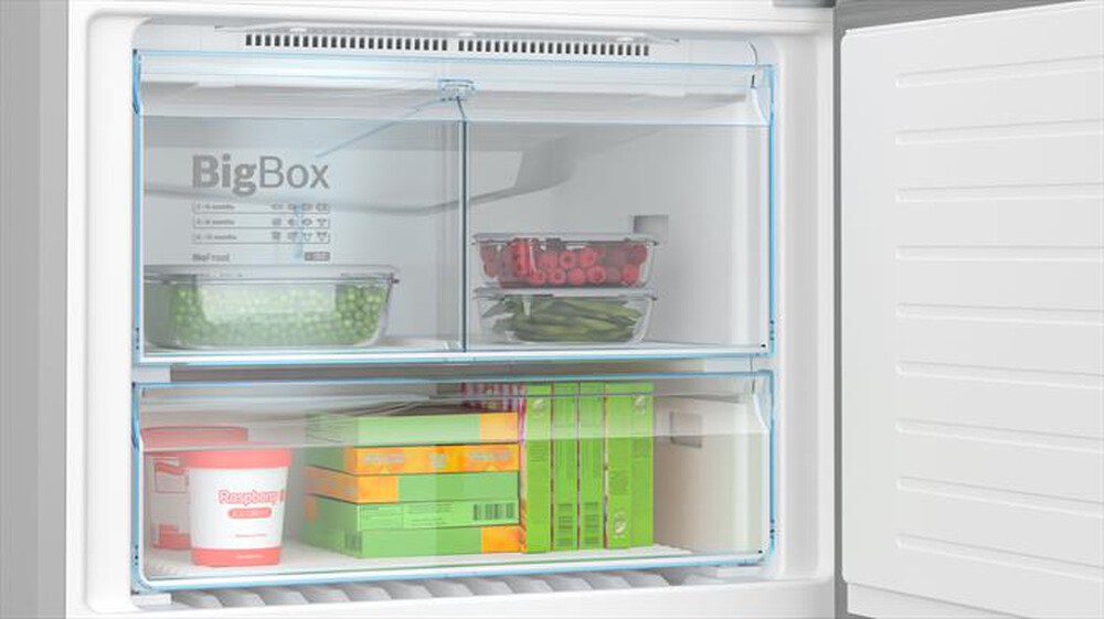"BOSCH - Frigorifero combinato KGN86AIDR Classe D 631 lt-Acciaio anti-impronta"