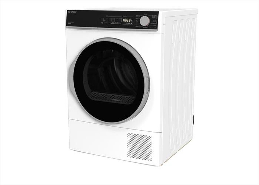 "SHARP - Asciugatrice KD-NHB8S7GW21 8 Kg Classe A++-Bianco"