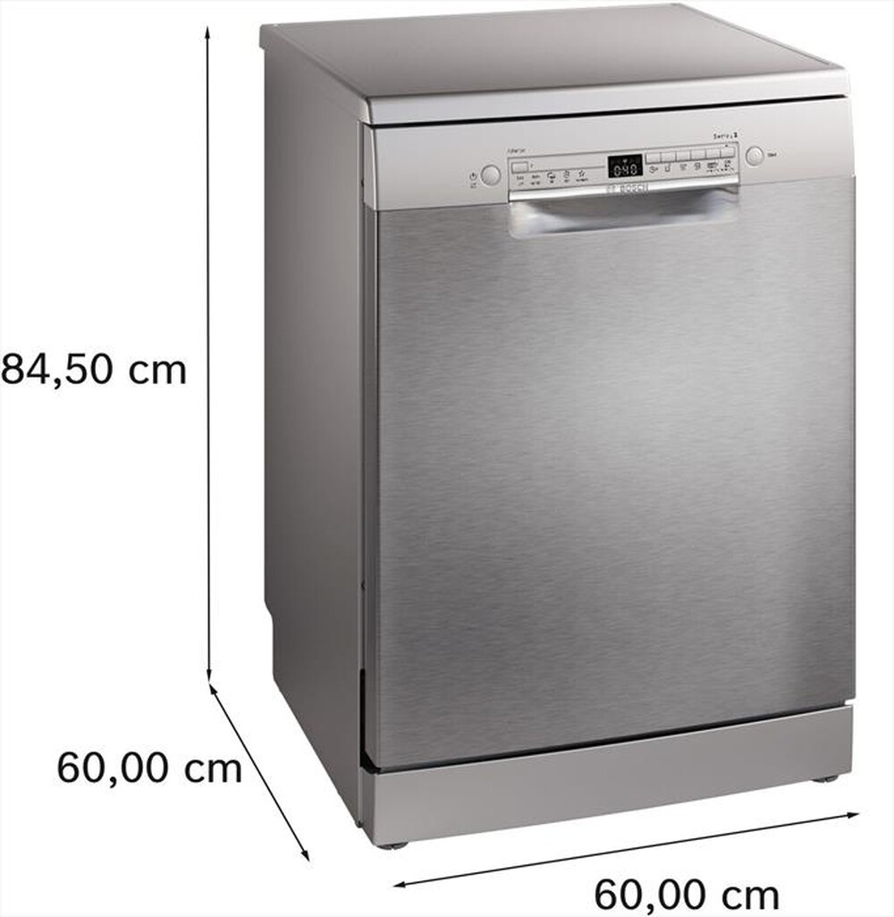 "BOSCH - Lavastoviglie SMS2HTI02E Classe D 14 coperti-Acciaio inossidabile"
