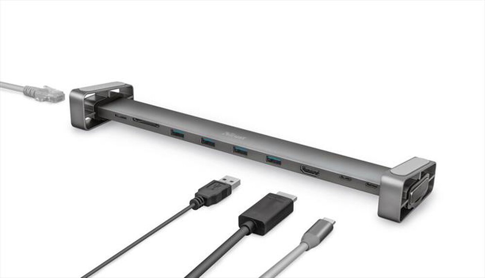 "TRUST - DALYX 10-IN-1 USB-C DOCK-Grey"