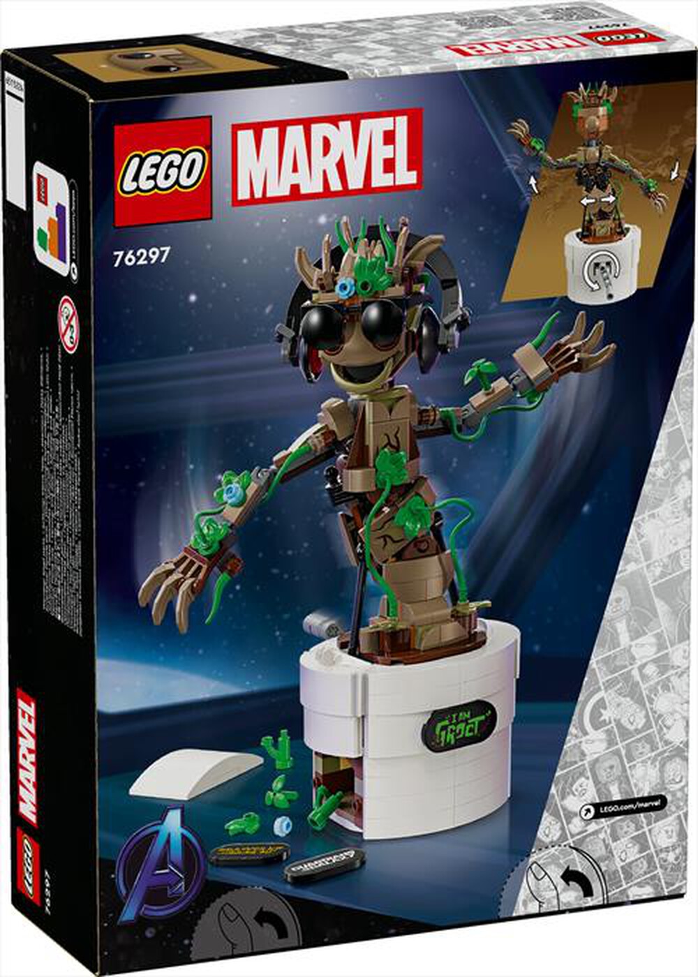 Immagine del prodotto LEGO - SUPER HEROES MARVEL Groot ballerino 76297