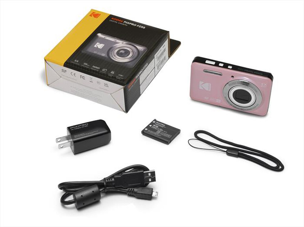 Immagine del prodotto KODAK - Fotocamera digitale compatta FZ55-ROSA