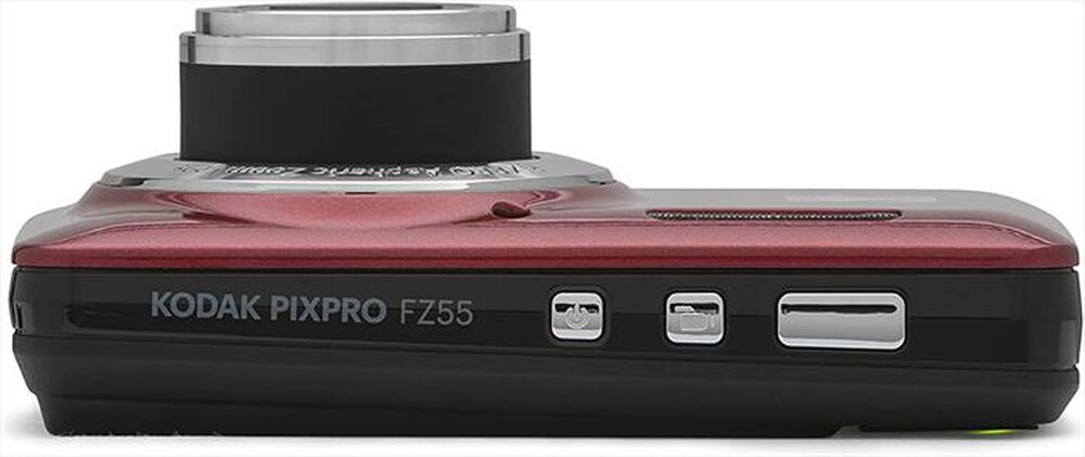 "KODAK - Fotocamera compatta FZ55 R-Rosso"