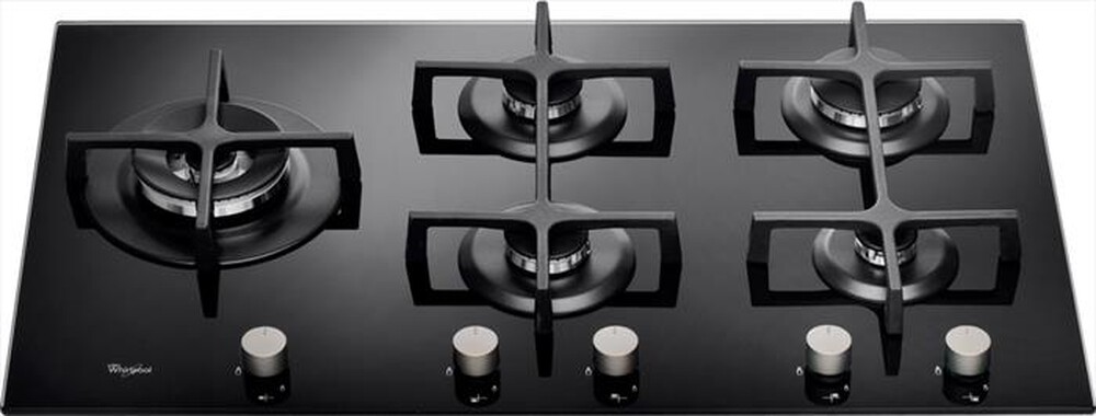 "WHIRLPOOL - Piano cottura a gas GOA 9523/NB 5 fuochi 86cm-Nero"