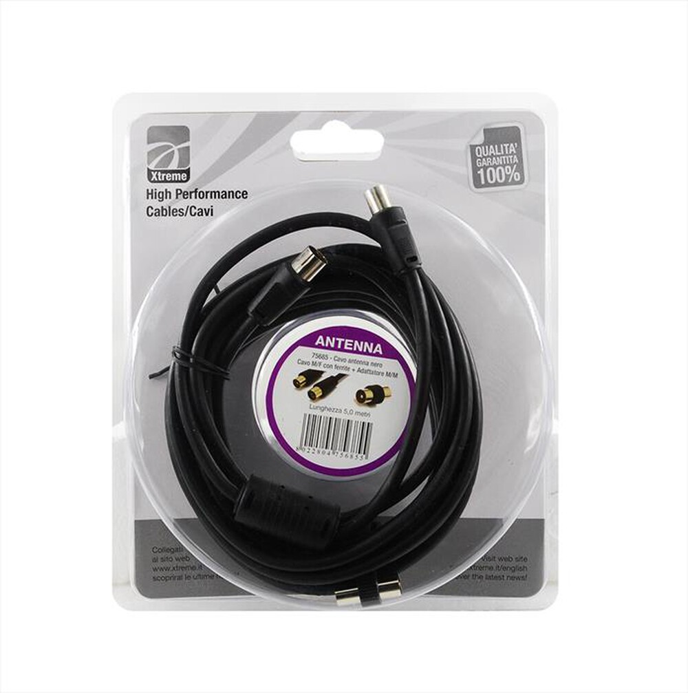 Immagine del prodotto XTREME - CAVO ANTENNA CON FERRITE M/F-NERO