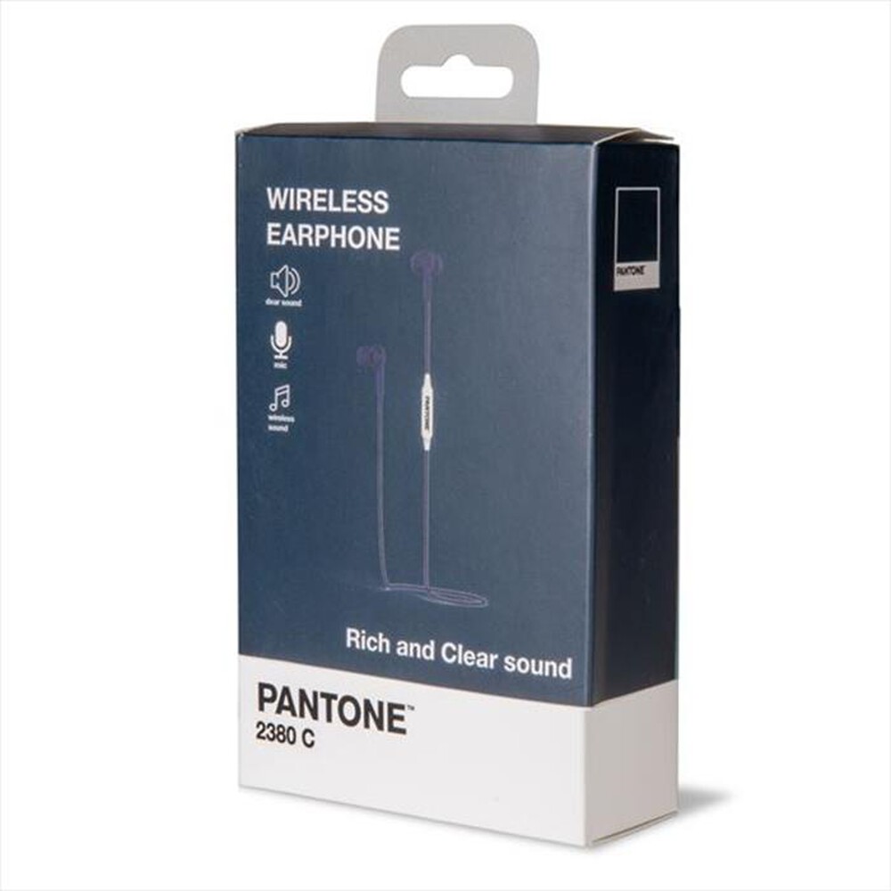 "PANTONE - PT-WE001N - STEREO BTH EARPHONE-BLU/PLASTICA"